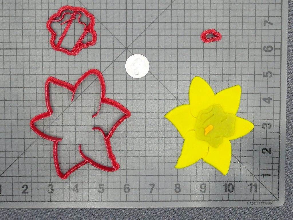 Flower - Daffodil 266-D435 Cookie Cutter Set