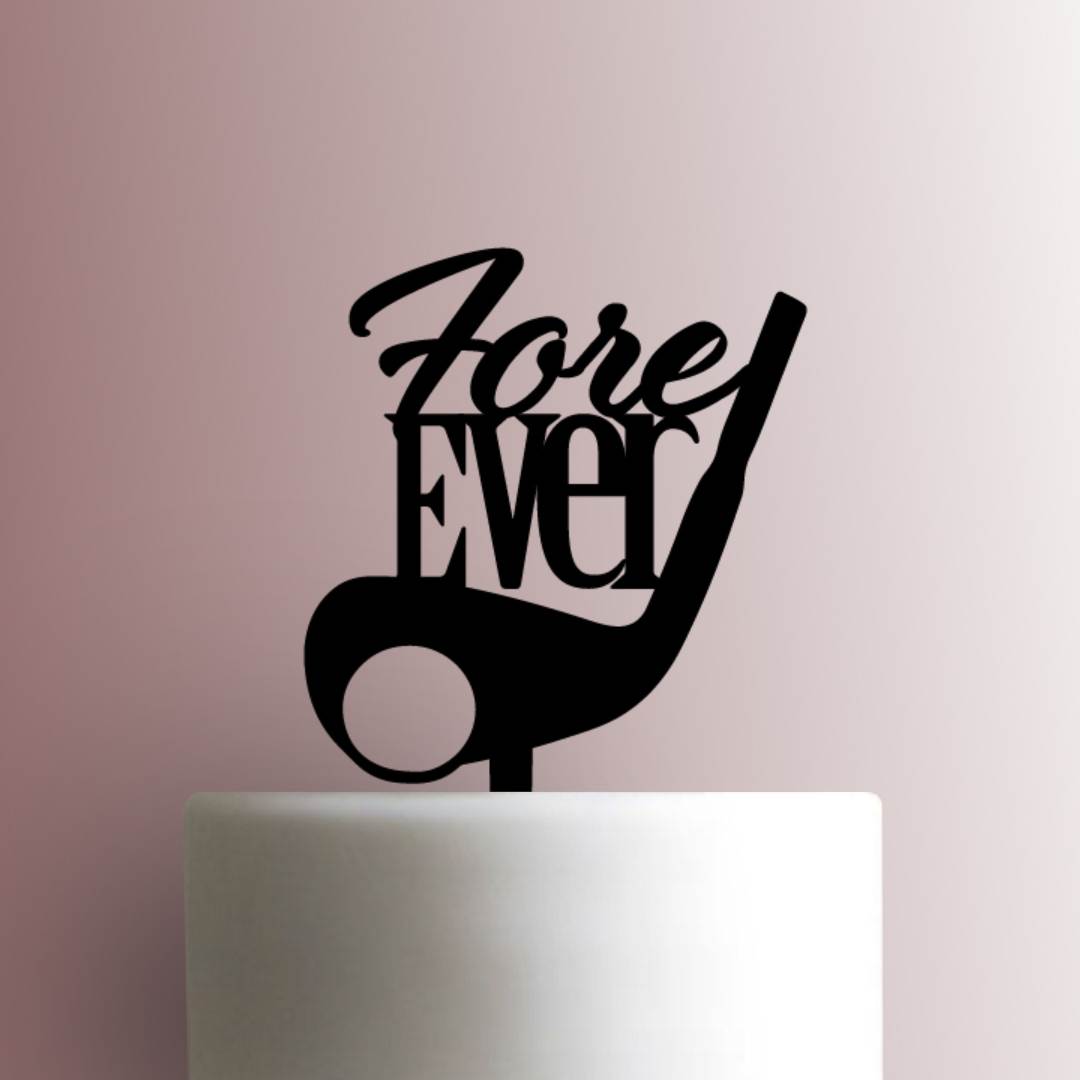 Fore Ever Golf 225-905 Cake Topper