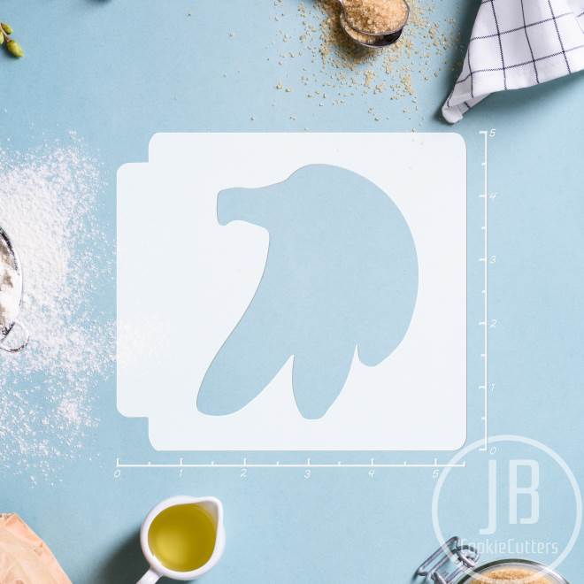 Fruit - Banana Bunch 783-C115 Stencil Silhouette