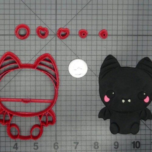 Halloween - Bat 266-D888 Cookie Cutter Set