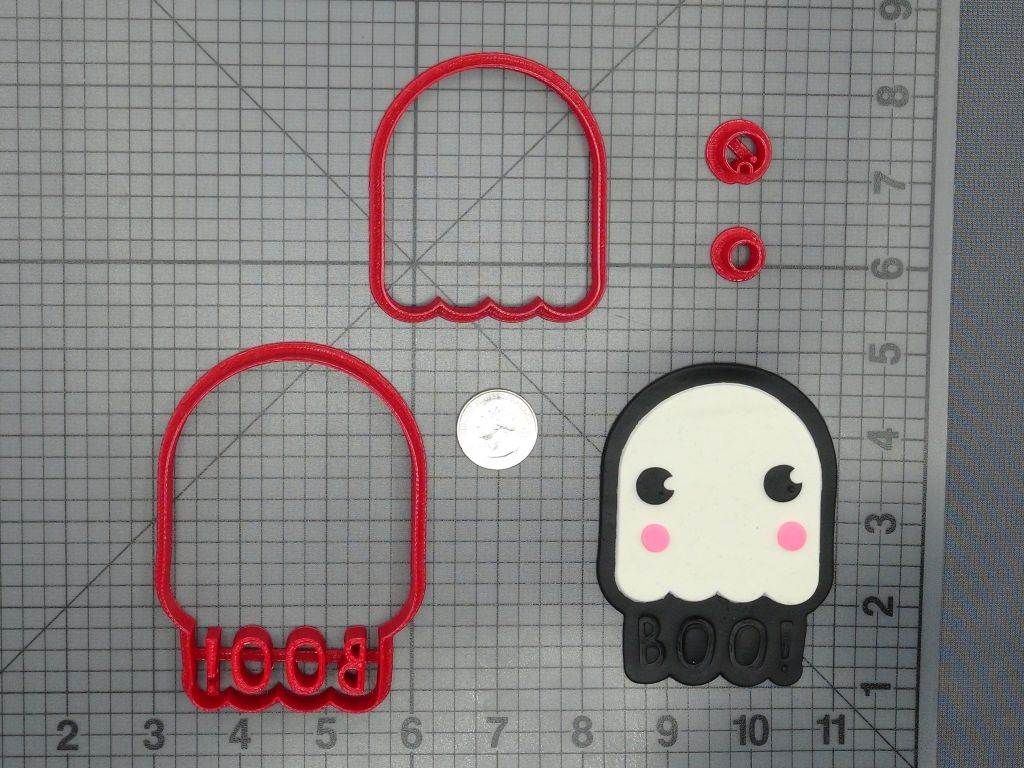 Halloween - Boo Ghost 266-D839 Cookie Cutter Set