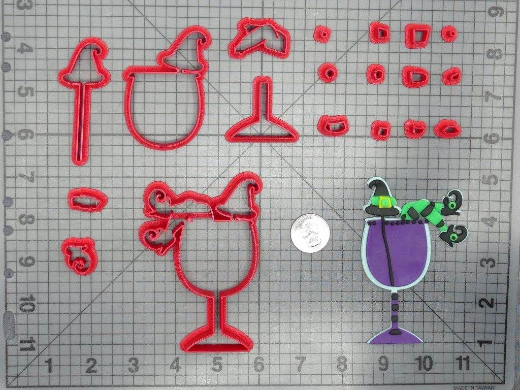 Halloween - Witch Drink 266-D838 Cookie Cutter Set