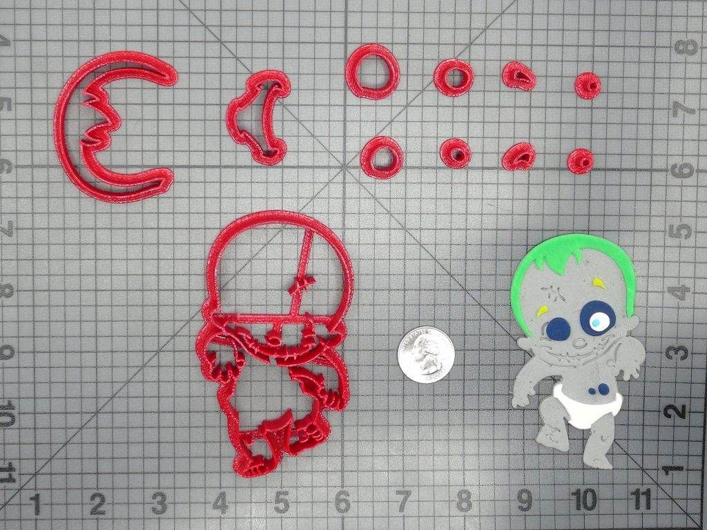Halloween - Zombie Baby 266-D837 Cookie Cutter Set