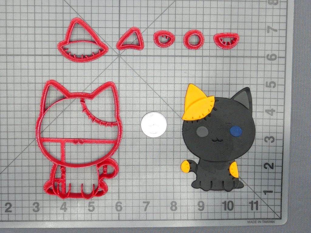 Halloween - Zombie Cat 266-D842 Cookie Cutter Set
