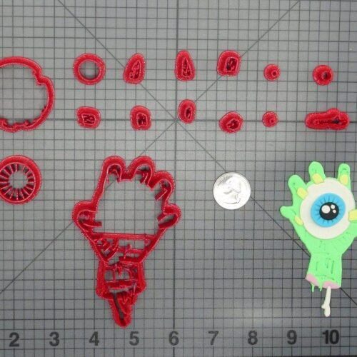 Halloween - Zombie Eyeball Hand 266-D855 Cookie Cutter Set