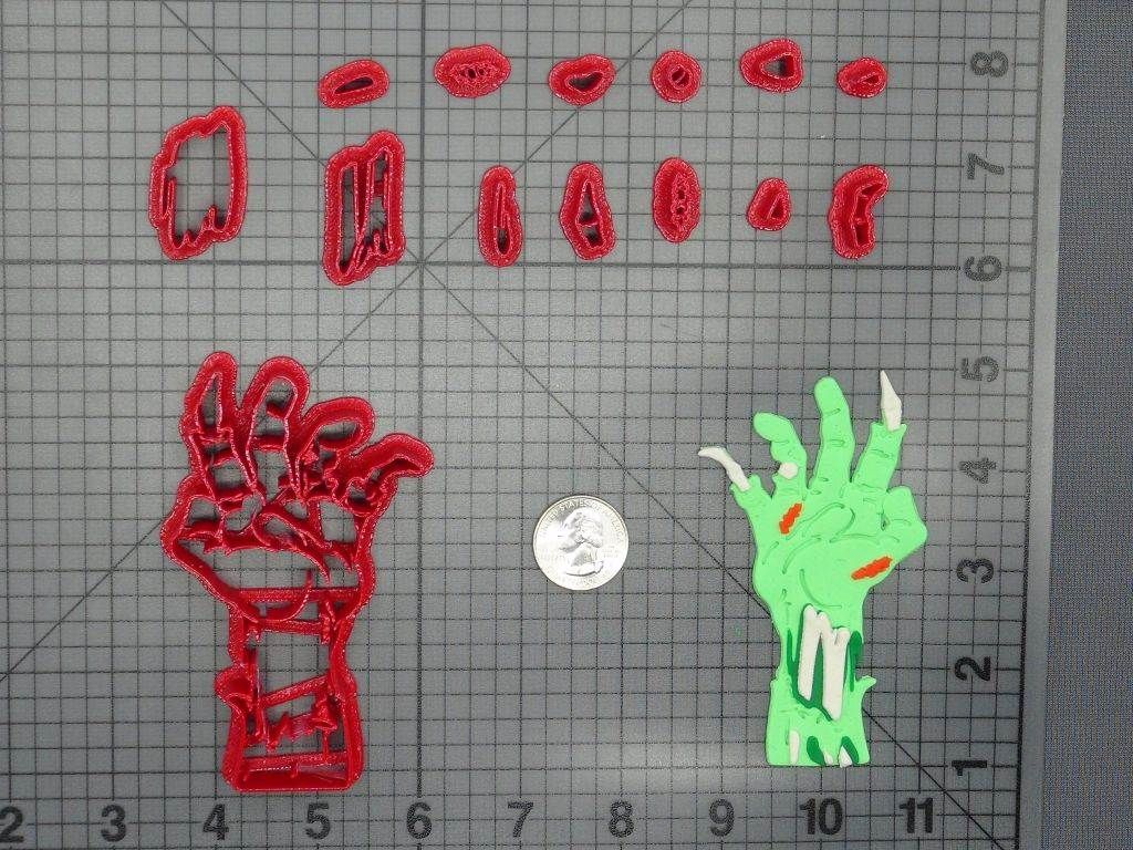 Zombie Hand 266-D850 Cookie Cutter Set