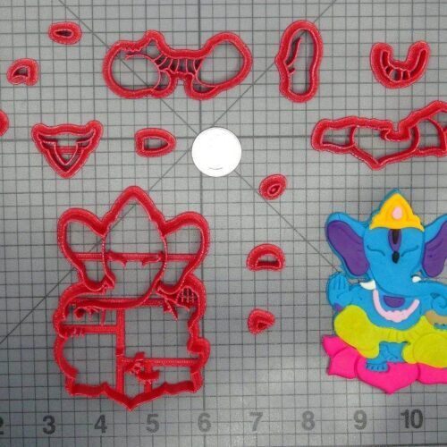 Hindu God Ganesha Body 266-D417 Cookie Cutter Set