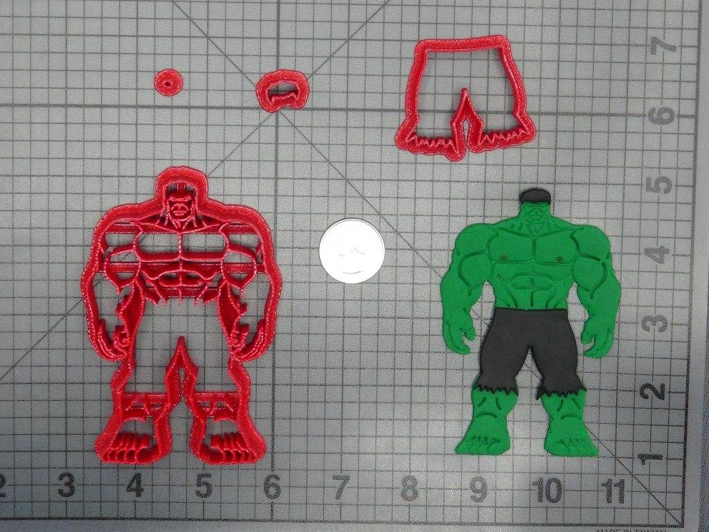 Hulk Body 266-D347 Cookie Cutter Set