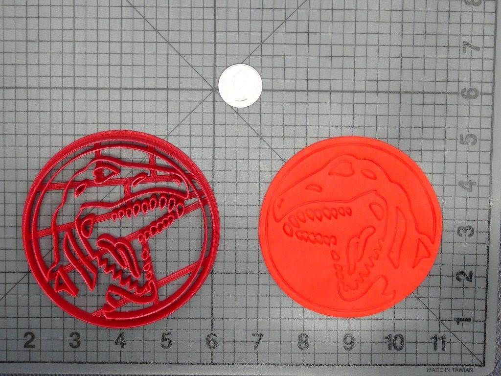 Power Ranger - Red Ranger Power Coin 266-D344 Cookie Cutter