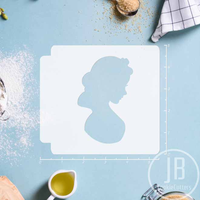 Snow White Head Profile 783-C045 Stencil Silhouette