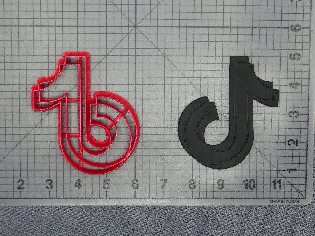 Tik Tok Icon 266-D556 Cookie Cutter