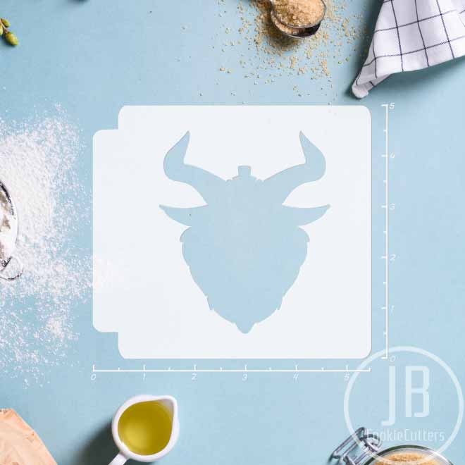Trials of Mana - Dolan Head 783-B962 Stencil Silhouette