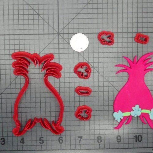 Trolls - Poppy Hair 266-D391 Cookie Cutter Set
