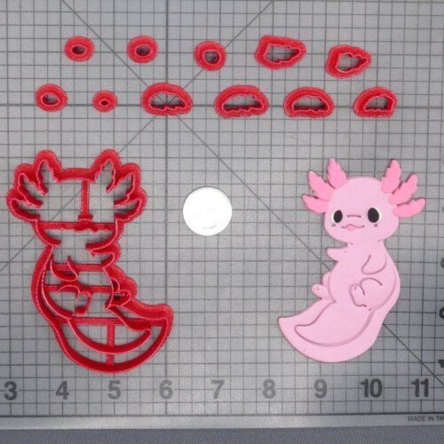 Axolotl Body 266-D453 Cookie Cutter Set