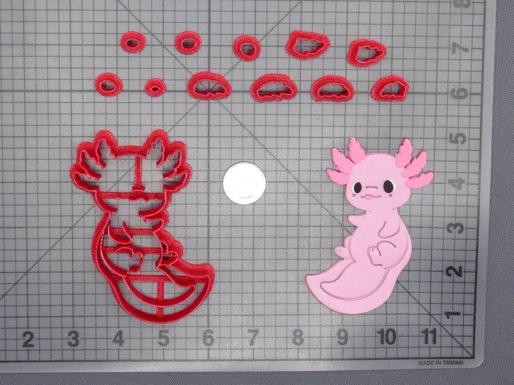 Axolotl Body 266-D453 Cookie Cutter Set