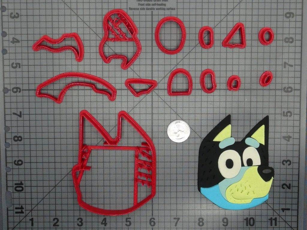 Bluey - Bandit Head 266-E048 Cookie Cutter Set