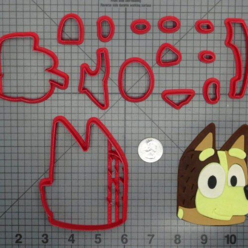 Bluey - Chilli Head 266-E049 Cookie Cutter Set