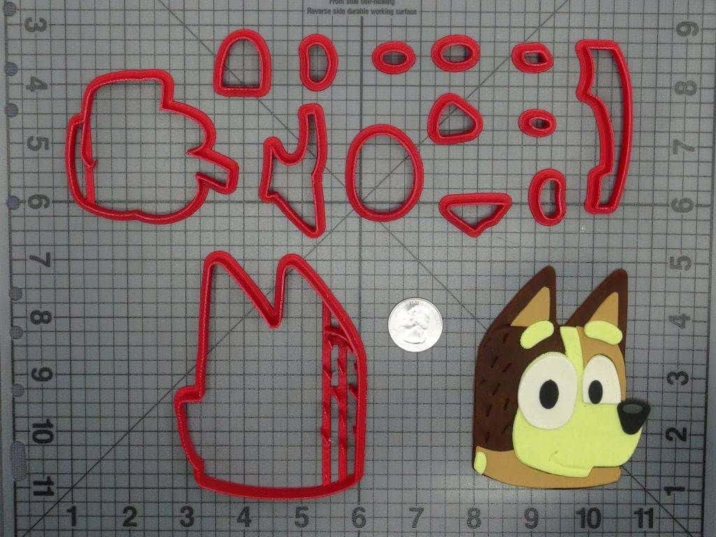 Bluey - Chilli Head 266-E049 Cookie Cutter Set