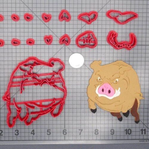 Boar Body 266-D534 Cookie Cutter Set
