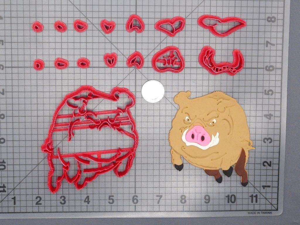 Boar Body 266-D534 Cookie Cutter Set
