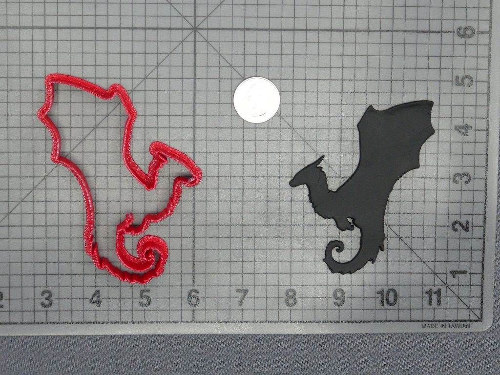 Dragon Body 266-D488 Cookie Cutter Silhouette