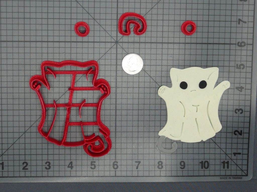 Halloween - Cat Ghost 266-D989 Cookie Cutter Set