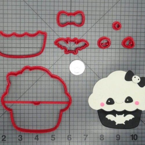 Halloween Cupcake Bat 266-D843 Cookie Cutter Set