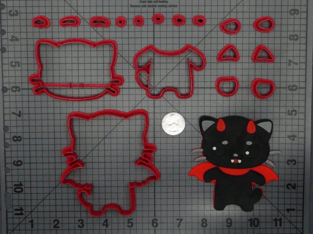 Halloween - Devil Cat Body 266-D990 Cookie Cutter Set