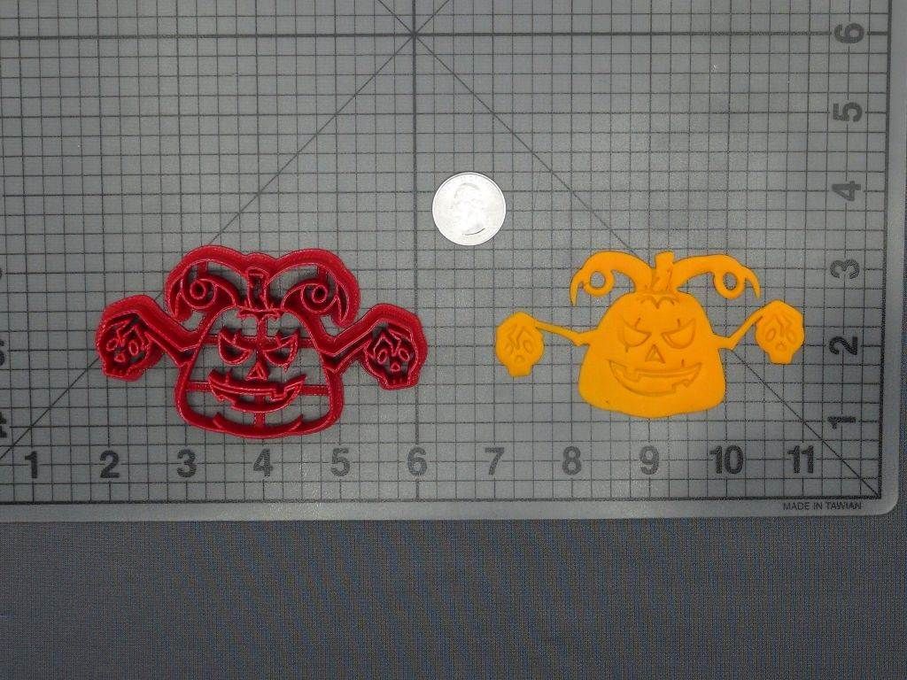 Halloween - Jack O' Lantern with Skulls 266-D942 Cookie Cutter