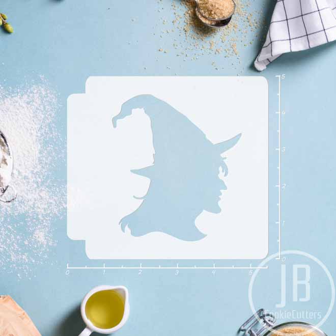 Halloween - Witch Head 783-C123 Stencil Silhouette