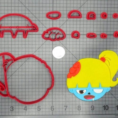 Halloween - Zombie Girl Head 266-D857 Cookie Cutter Set