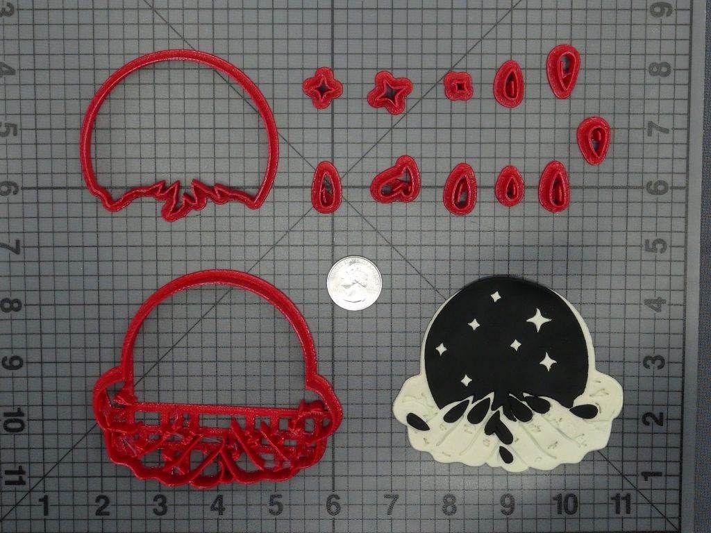 Hands with Crystal Ball 266-D954 Cookie Cutter Set