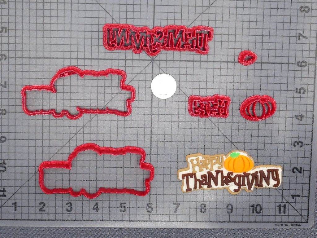 Happy Thanksgiving 266-E168 Cookie Cutter Set