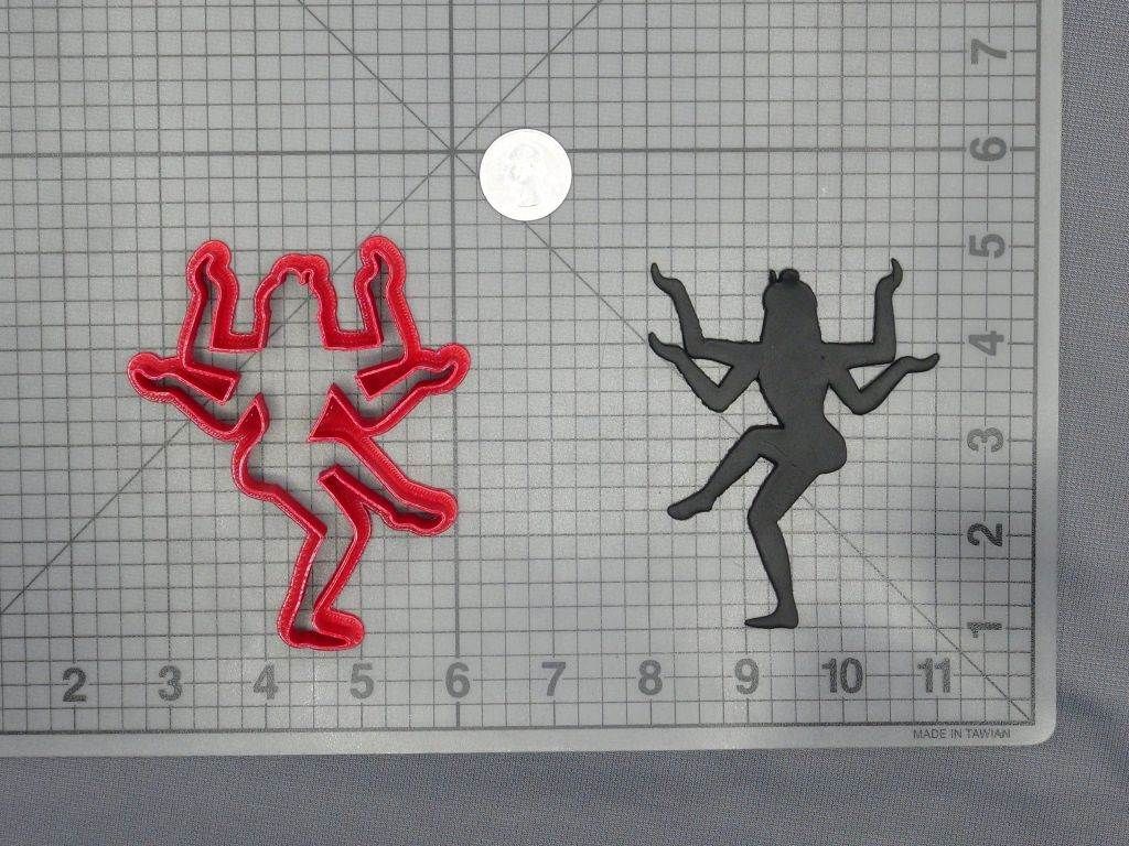 Hindu God Shiva Body 266-D448 Cookie Cutter Silhouette