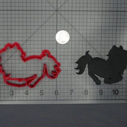 Horse Laying Down Body 266-D409 Cookie Cutter
