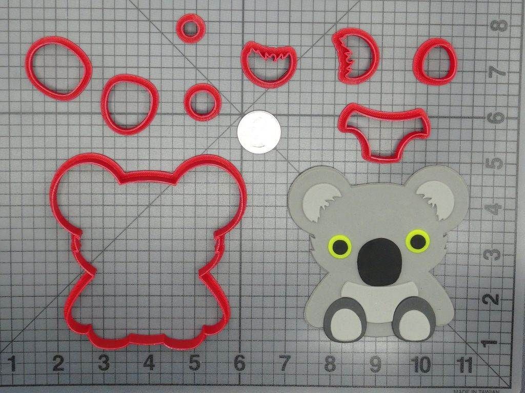 Koala Body 266-D263 Cookie Cutter Set