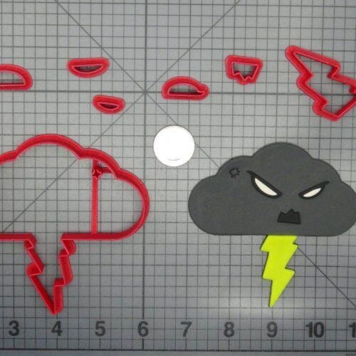 Lightning Storm Angry 266-D290 Cookie Cutter Set