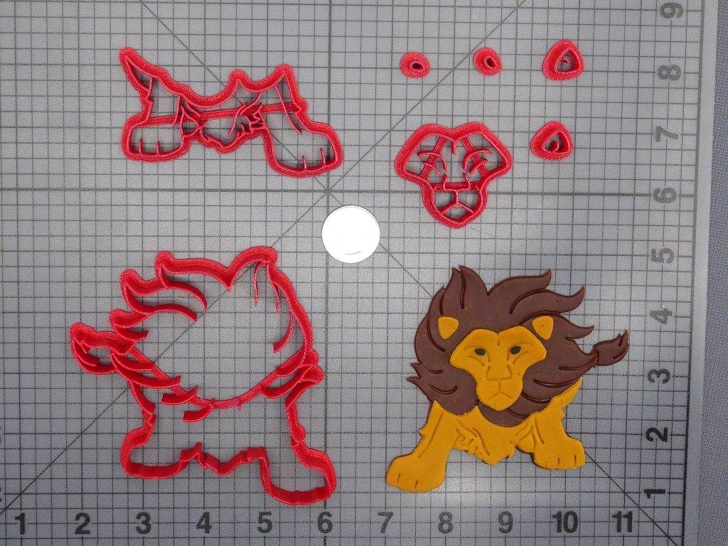 Lion Body 266-D529 Cookie Cutter Set