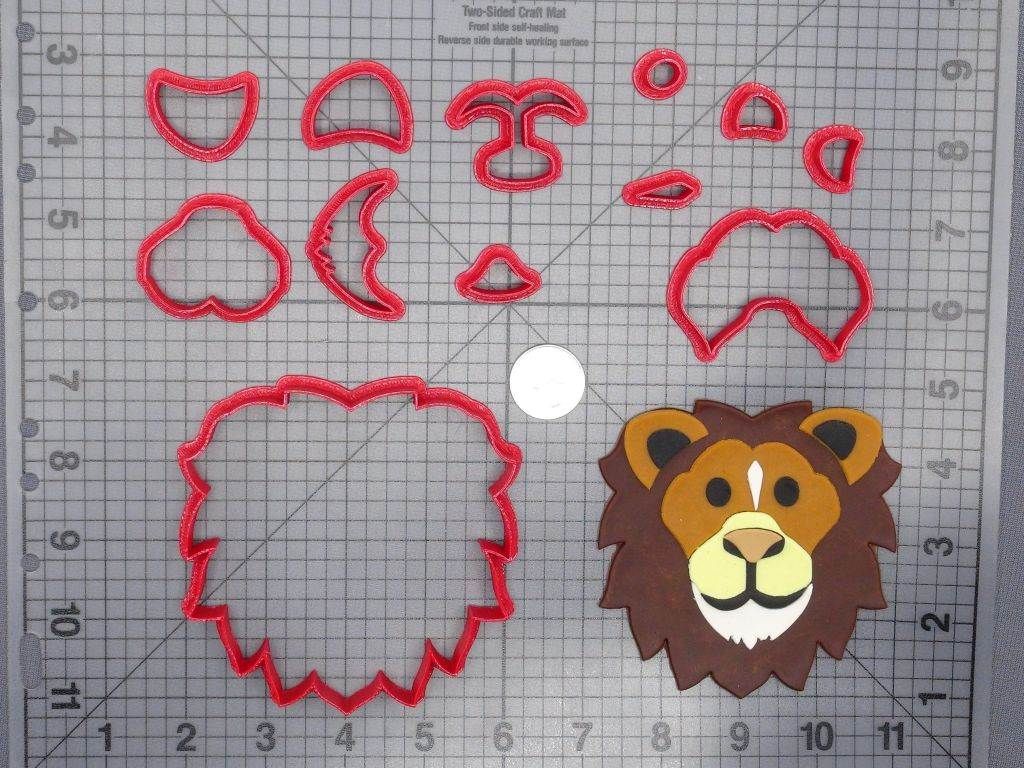 Lion Head 266-D548 Cookie Cutter Set