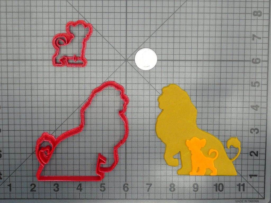Lion King - Simba 266-D387 Cookie Cutter Set