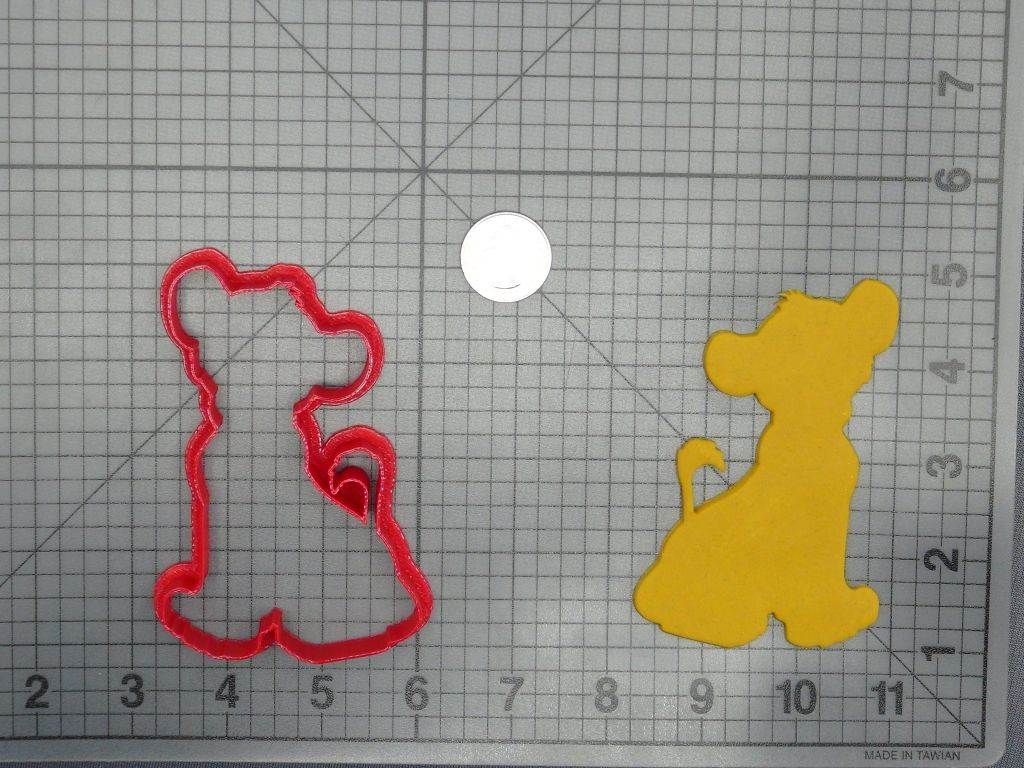 Lion King - Simba Body 266-D371 Cookie Cutter Silhouette