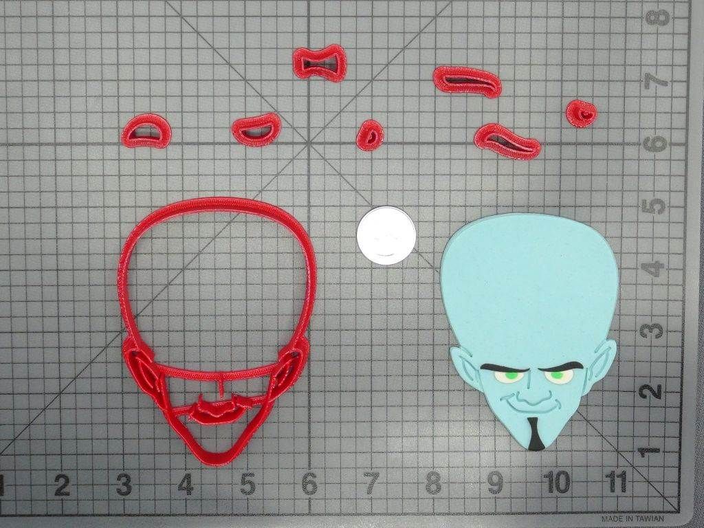 Megamind Head 266-D310 Cookie Cutter Set