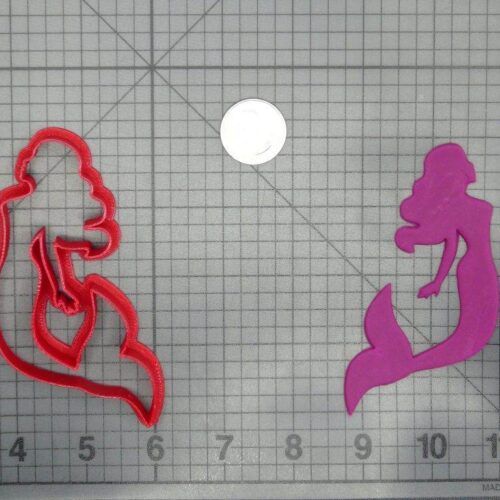 Mermaid Body 266-D373 Cookie Cutter Silhouette