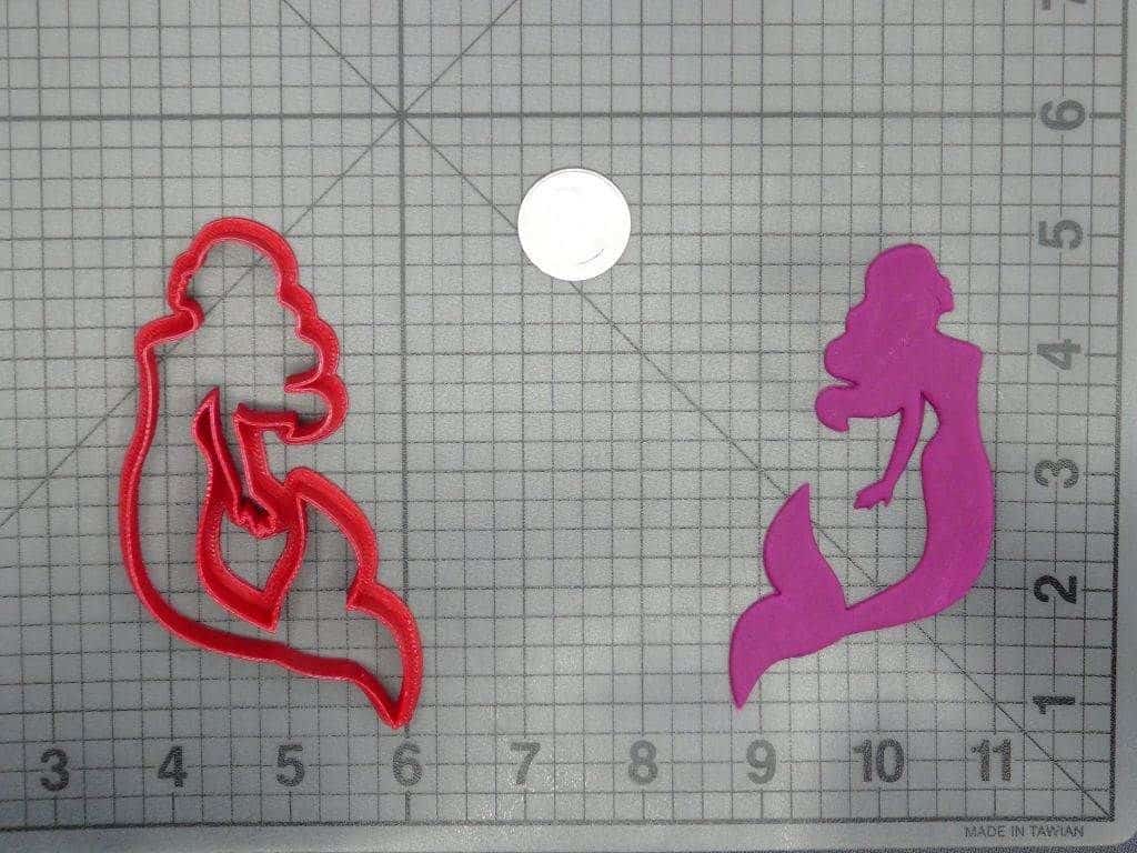 Mermaid Body 266-D373 Cookie Cutter Silhouette