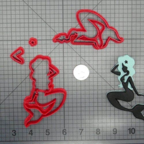 Mermaid Body 266-D431 Cookie Cutter Set