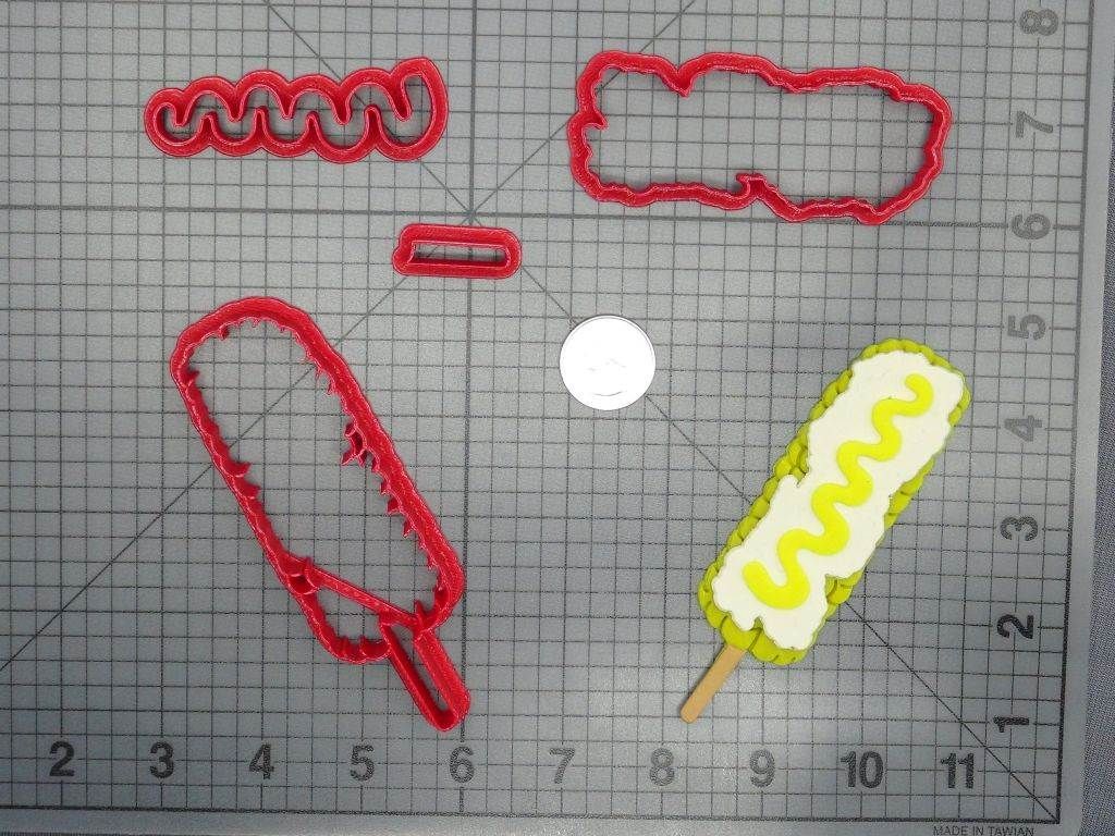 Mexican Street Corn Elote Preparado 266-D296 Cookie Cutter Set