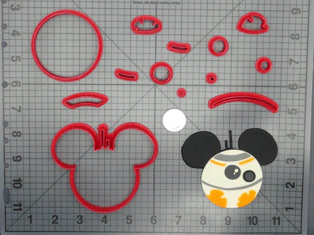 Mickey Mouse BB-8 266-D284 Cookie Cutter Set