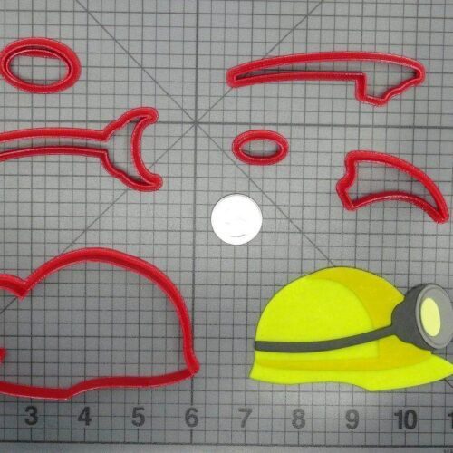 Miner Hard Hat 266-D143 Cookie Cutter Set