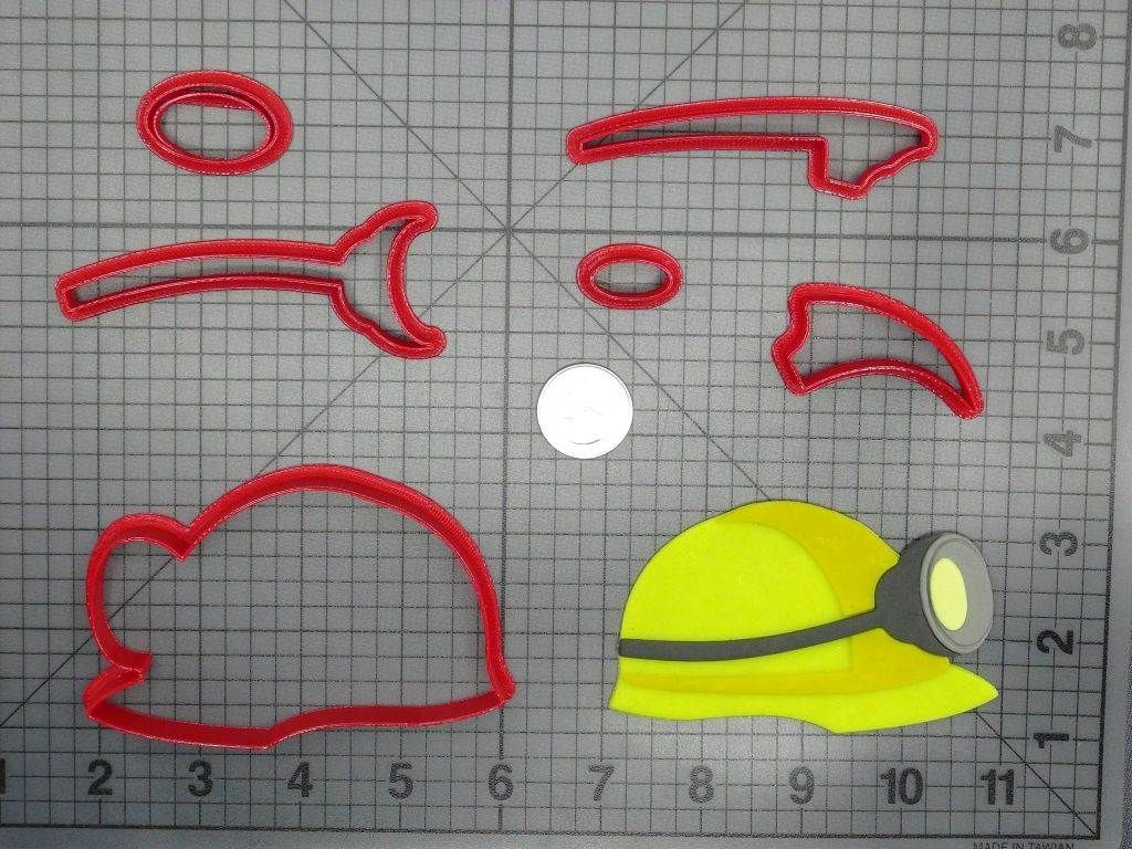 Miner Hard Hat 266-D143 Cookie Cutter Set