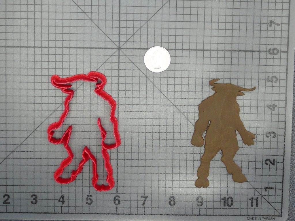 Minotaur Body 266-D273 Cookie Cutter Silhouette
